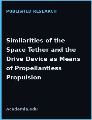 Space Tether and the Drive Device